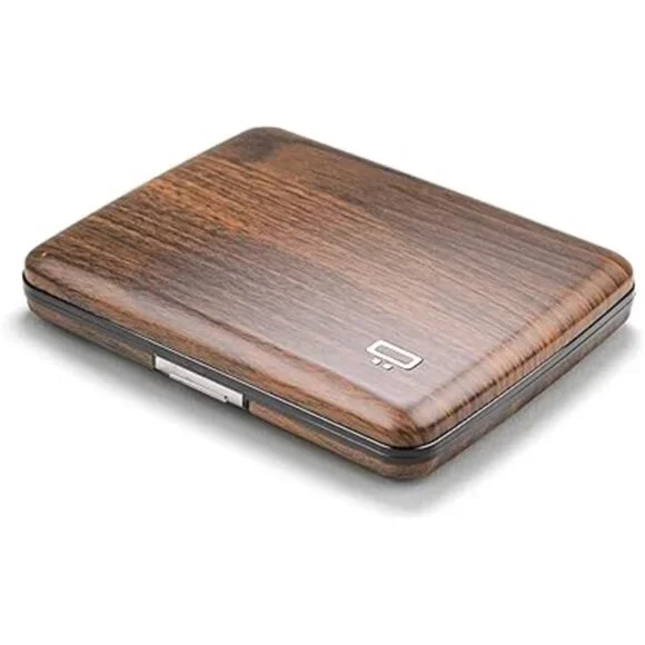 Aluminum wallet Smart case V2 Large with hidden compartment for coin